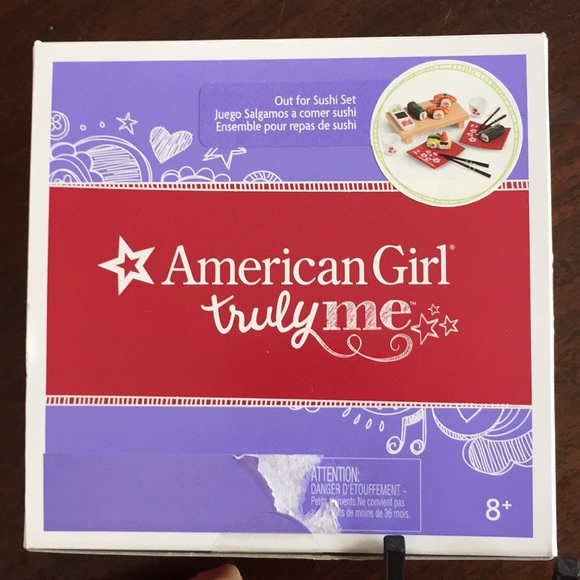 american girl out for sushi set